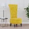 High Back Yellow Velvet Chair - Modern Comfort | HipoMarket