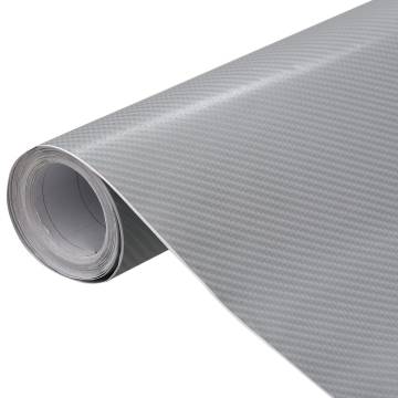 4D Silver Car Films - 2 pcs (100x150 cm & 50x150 cm)