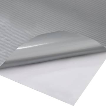 4D Silver Car Films - 2 pcs (100x150 cm & 50x150 cm)