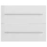 High Gloss White Sink Cabinet - 60x38.5x48 cm | HipoMarket UK