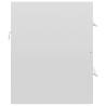 High Gloss White Sink Cabinet - 60x38.5x48 cm | HipoMarket UK