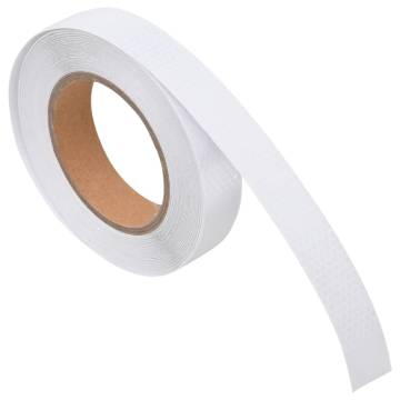 Reflective Tape White 2.5cm x 20m PVC - High Visibility Safety