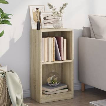 Bookshelf Sonoma Oak 40x24x75 cm - Durable & Stylish