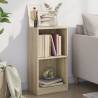  Bookshelf Sonoma Oak 40x24x75 cm Engineered Wood Colour sonoma oak Quantity in Package 1 Height 75 cm Width 40 cm 