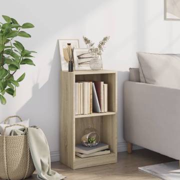 Bookshelf Sonoma Oak 40x24x75 cm - Durable & Stylish