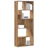 Bookcase Artisan Oak - Modern Engineered Wood Storage 67x24x161 cm