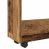 Narrow Storage Trolley 3 Tier - Old Wood Engineered Wood