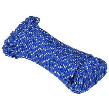 Boat Rope Blue 4mm 500m Polypropylene for Sailing & Boating