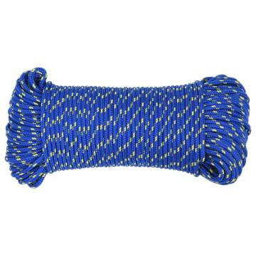 Boat Rope Blue 4mm 500m Polypropylene for Sailing & Boating