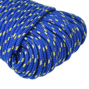 Boat Rope Blue 4mm 500m Polypropylene for Sailing & Boating