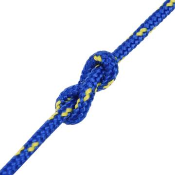 Boat Rope Blue 4mm 500m Polypropylene for Sailing & Boating