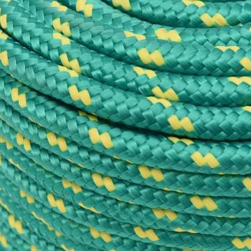 Boat Rope Green 14 mm 25 m Polypropylene | Durable & Versatile