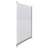 Plisse Blind 70x100cm - White Pleated Blinds for Any Room