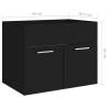 Sink Cabinet Black 60x38.5x46 cm - Stylish Bathroom Storage