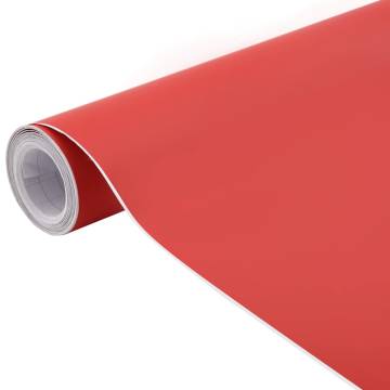 Matt Red Car Films - 2 Pcs (100x150 cm & 50x150 cm) | HipoMarket