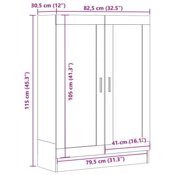 Book Cabinet Artisan Oak - Stylish & Spacious Storage Solution