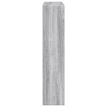 Fireplace Surround Grey Sonoma - Engineered Wood - 81x18x82 cm