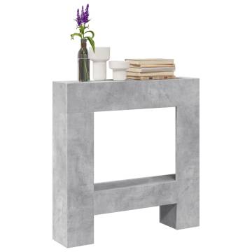 Fireplace Surround Concrete Grey - Stylish & Durable Design