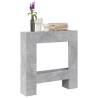  Fireplace Surround Concrete Grey 81x18x82 cm Engineered Wood Colour concrete grey 