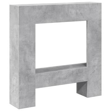 Fireplace Surround Concrete Grey - Stylish & Durable Design