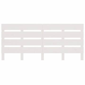 White Solid Pine Headboard 160x80 cm - Stylish Bedroom Design