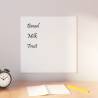  Wall-mounted Magnetic Board White 40x40 cm Tempered Glass Colour white Size 40 x 40 cm Model without accessories 