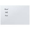 Wall-mounted Magnetic Board White 30x20 cm | Hipomarket