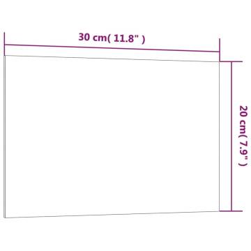 Wall-mounted Magnetic Board White 30x20 cm | Hipomarket