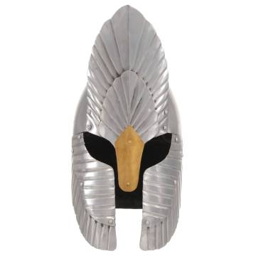 Fantasy Medieval Knight Helmet Replica LARP - Silver Steel