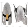 Fantasy Medieval Knight Helmet Replica LARP - Silver Steel