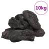 Volcanic Rocks 10 kg Black - Natural Aquarium & Landscaping Decor