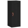 Stylish Highboard Black 34.5x34x180 cm | Hipomarket