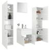 Stylish High Gloss White Bathroom Furniture Set | HipoMarket