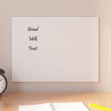 Wall-Mounted Magnetic Board White 40x30 cm | HipoMarket