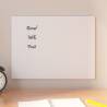  Wall-mounted Magnetic Board White 40x30 cm Tempered Glass Colour white Size 40 x 30 cm Model without accessories 