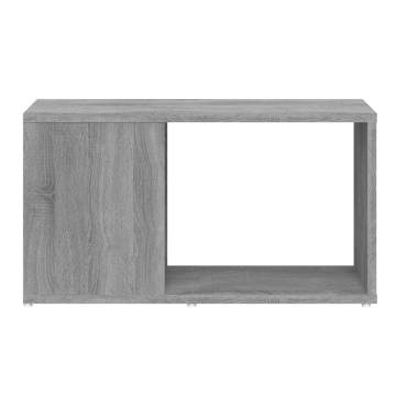 Stylish Grey Sonoma TV Cabinet - 60x24x32cm Engineered Wood