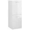 High Gloss White Bathroom Furniture Set | Stylish Storage