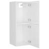 High Gloss White Bathroom Furniture Set | Stylish Storage