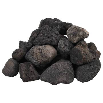 Volcanic Rocks 10 kg Black 5-8 cm | Enhance Your Aquarium