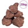 Volcanic Rocks 25 kg Red - Ideal for Aquariums & Landscaping