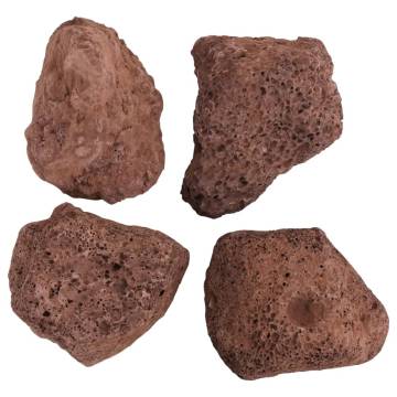 Volcanic Rocks 25 kg Red - Ideal for Aquariums & Landscaping