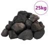 Volcanic Rocks 25 kg Black 5-8 cm for Aquariums & Landscaping