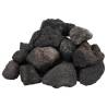 Volcanic Rocks 25 kg Black 5-8 cm for Aquariums & Landscaping