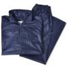 Men's Navy Blue 2-Piece Rain Suit with Hood XL - HipoMarket