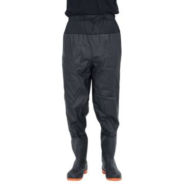 Durable Waist Waders with Boots - Size 42 | HipoMarket