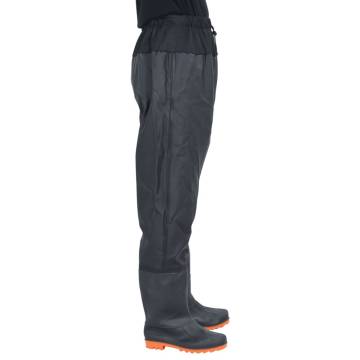 Durable Waist Waders with Boots - Size 42 | HipoMarket