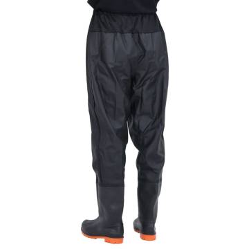 Durable Waist Waders with Boots - Size 42 | HipoMarket