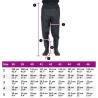 Durable Waist Waders with Boots - Size 42 | HipoMarket