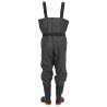 Chest Waders with Boots and Belt Dark Green Size 45 - HipoMarket