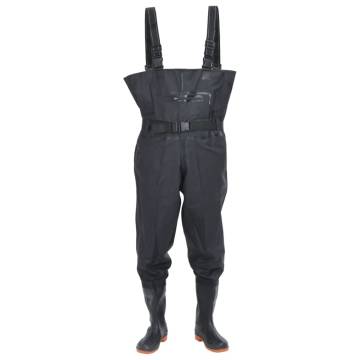 Durable Chest Waders with Boots & Belt - Size 39 - Hipo Market